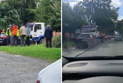 Czołowo wjechał w ciężarówkę. Chciał zabić żonę?