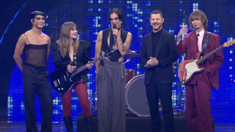 Eurowizja 2022. Damiano David z Maneskin żartuje z oskarżeń o wciąganie kokainy