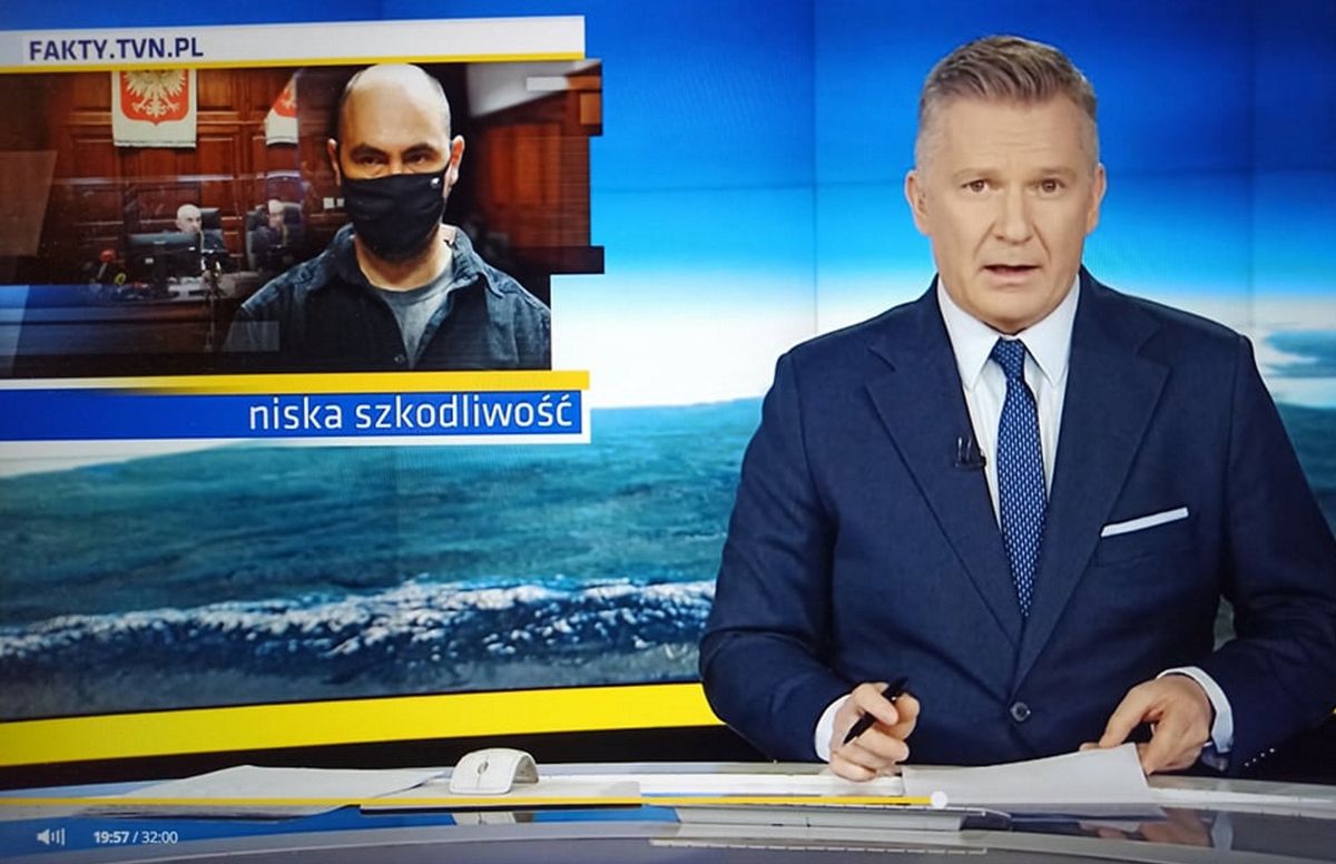 "Fakty" pokazały ujęcia z sali sądowej. Jakub Żulczyk wygrał proces. Poszło o "debila"