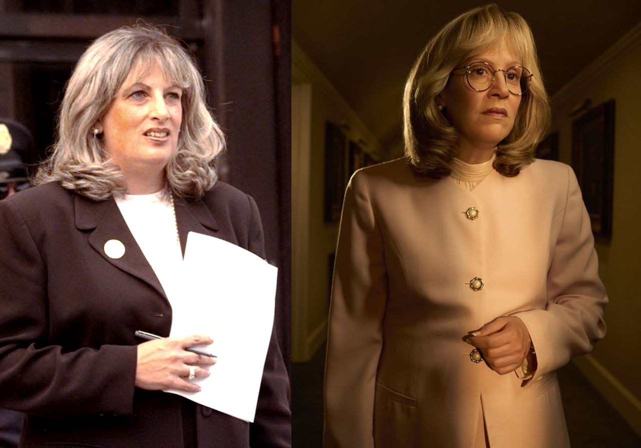 Sarah Paulson (z prawej)  jako Linda Tripp