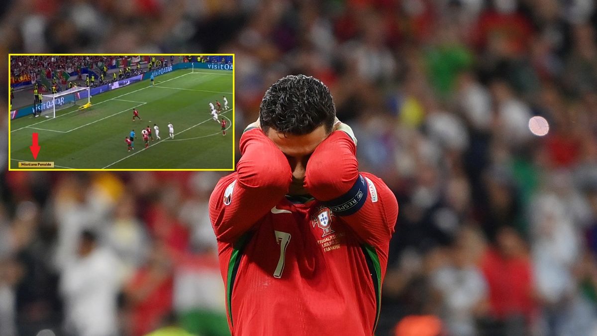 Zdjęcie okładkowe artykułu: Getty Images / Justin Setterfield / Na zdjęciu: Cristiano Ronaldo. W ramce screen ze stacji BBC.