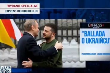 Fragment piosenki pokazany w TV Republika