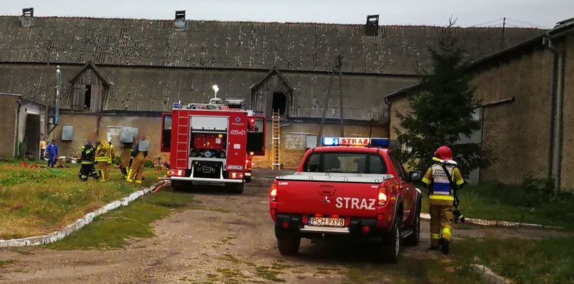 Pożar kurnika w Próchnowie