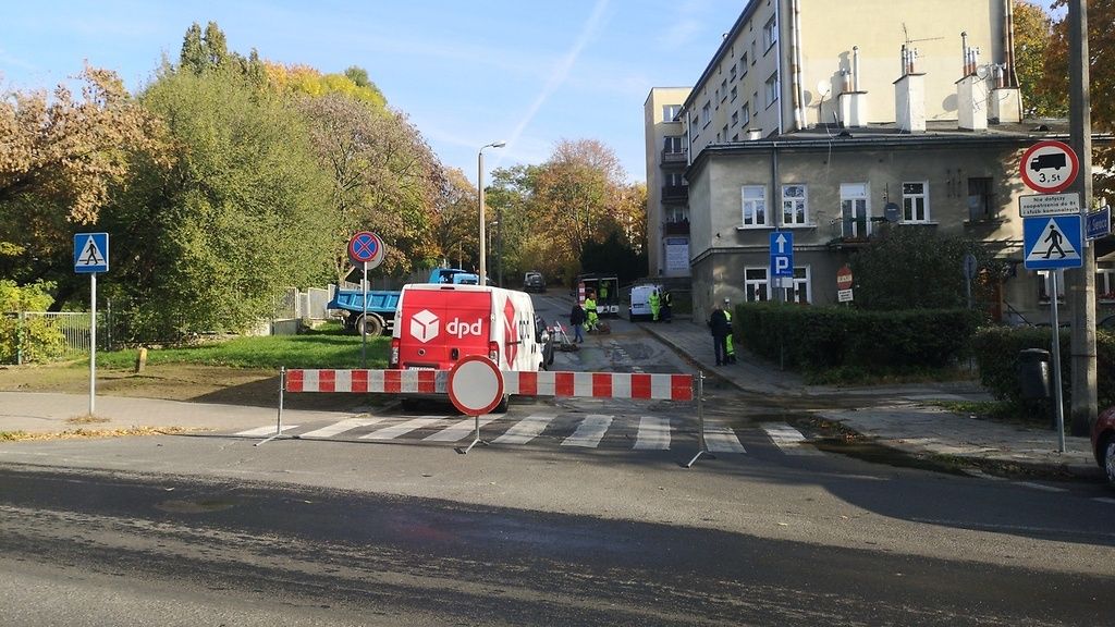 Awaria wodociągowa na ul. Sierocej