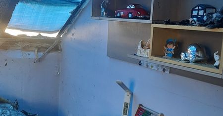 Malutka Nadia była z mamą w domu, gdy budynek stanął w płomieniach