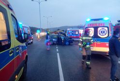 Wypadek autobusu miejskiego w Kielcach. Są ranni