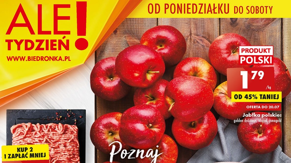 Biedronka gazetka od poniedziałku 18 lipca [18.07 22]