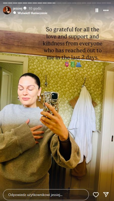 Jessie J dziękuje fanom za wsparcie