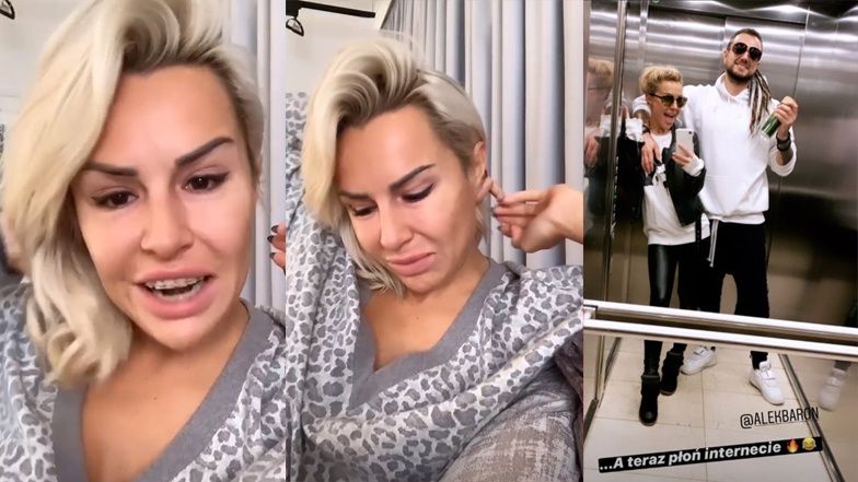 Blanka Lipińska ze łzami w oczach