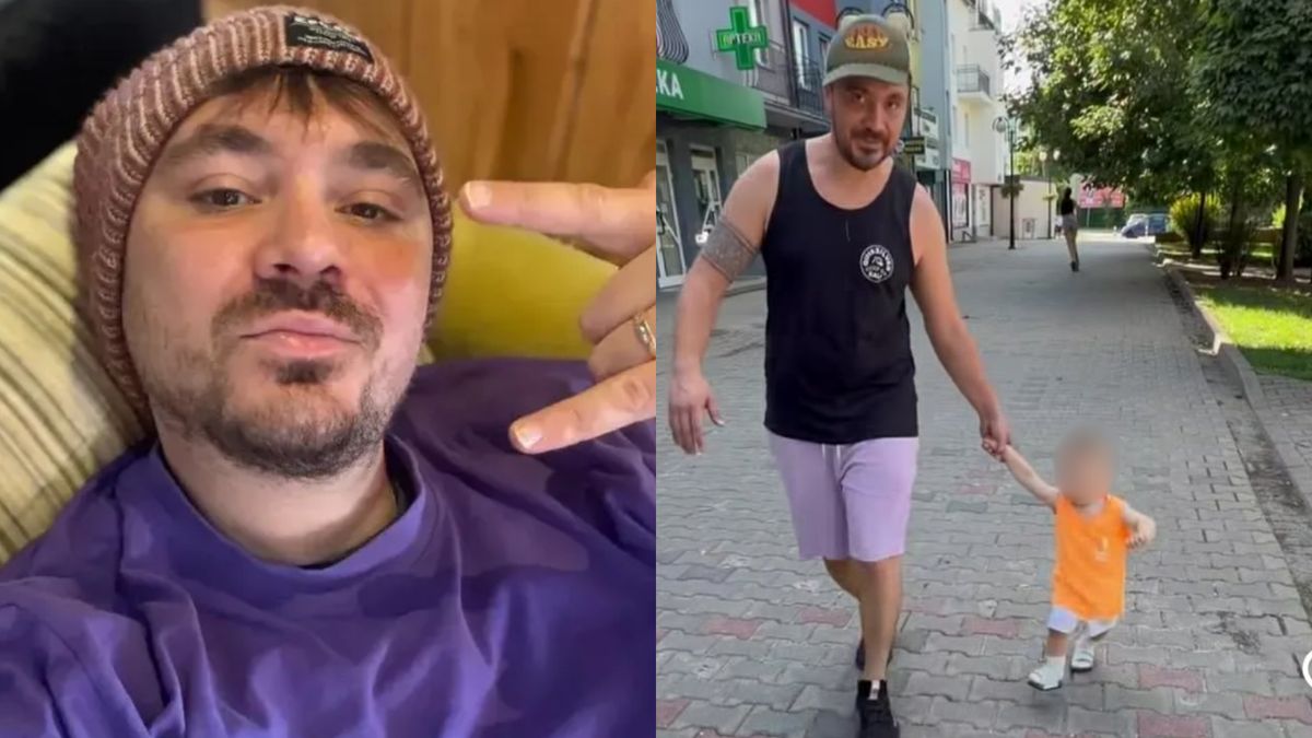 Daniel Martyniuk z synem