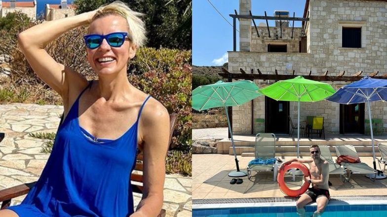 Anita Werner z partnerem łapią promienie słońca na wakacjach w Grecji