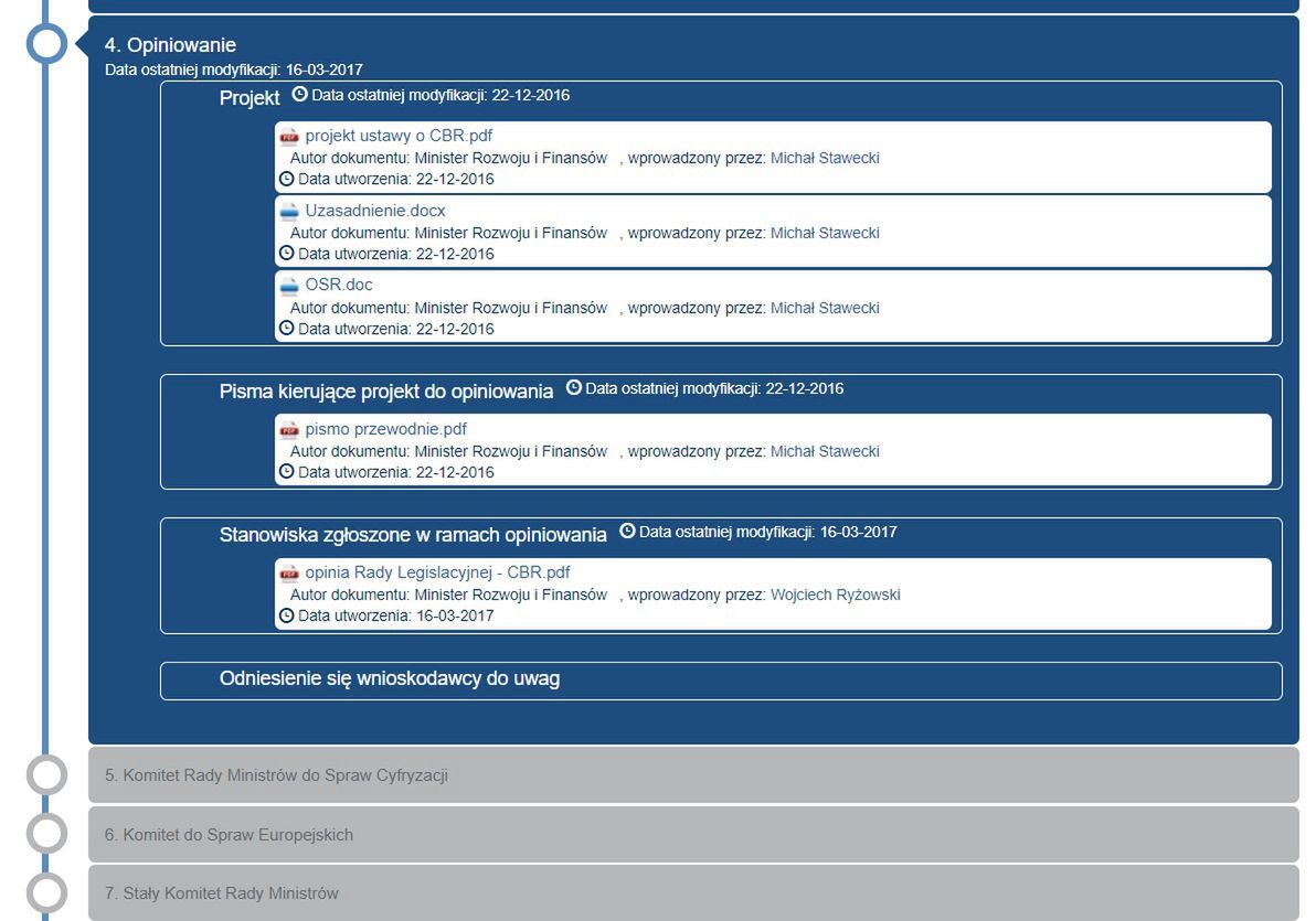 Projekt ustawy o Centralnej Bazie Rachunków wyszedł już raz w ostatnich latach z resortu finansów (wówczas - rozwoju i finansów)
