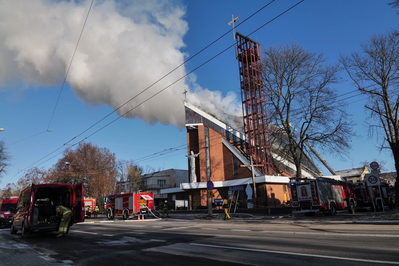 Pożar kościoła w Lublinie. Jest komunikat parafii