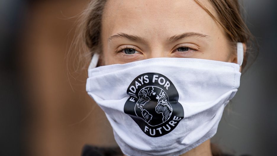 Greta Thunberg podczas piątkowej manifestacji Młodzieżowego Strajku Klimatycznego w Sztokholmie