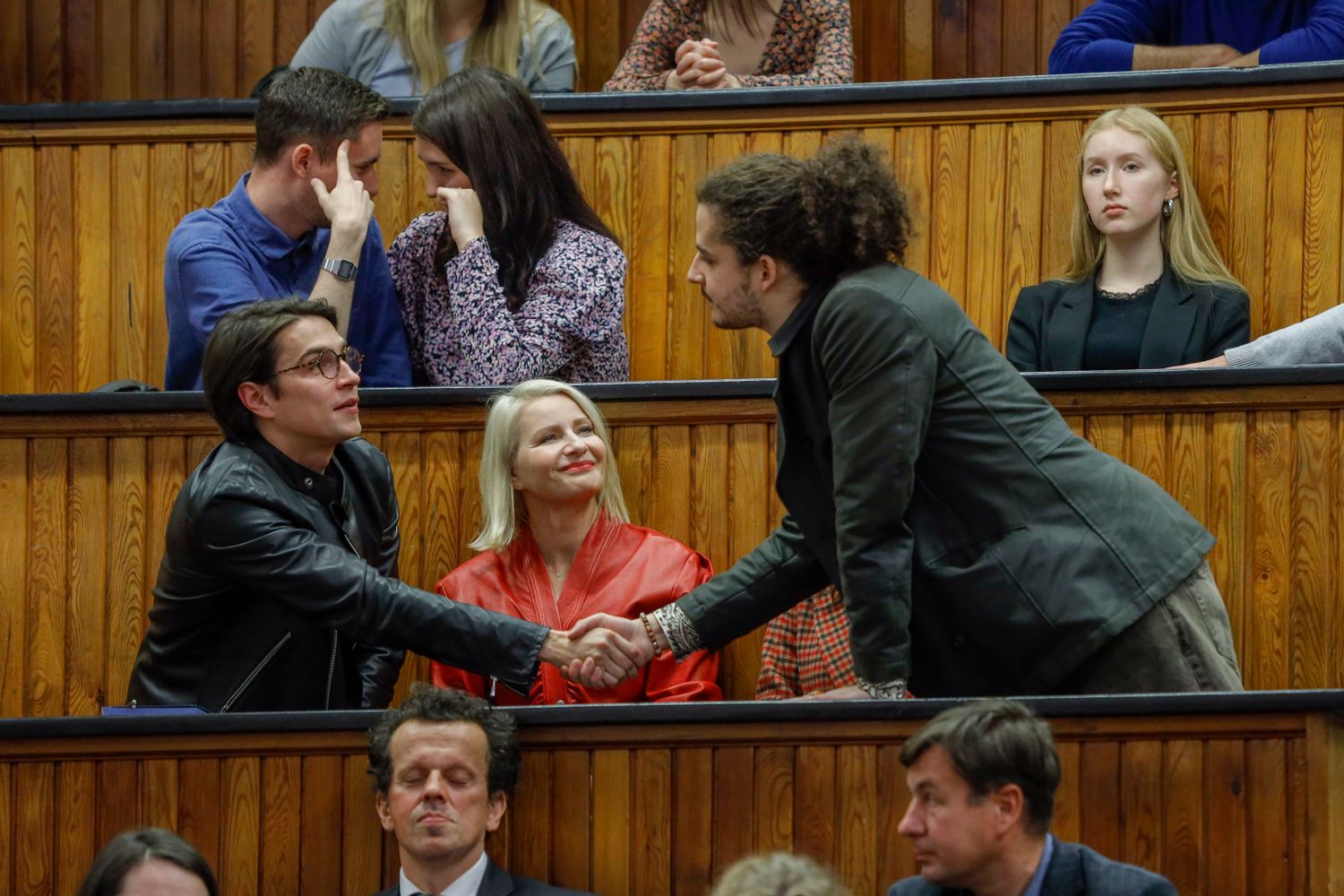 Nikodem Rozbicki i Małgorzata Kożuchowska. Foto z planu