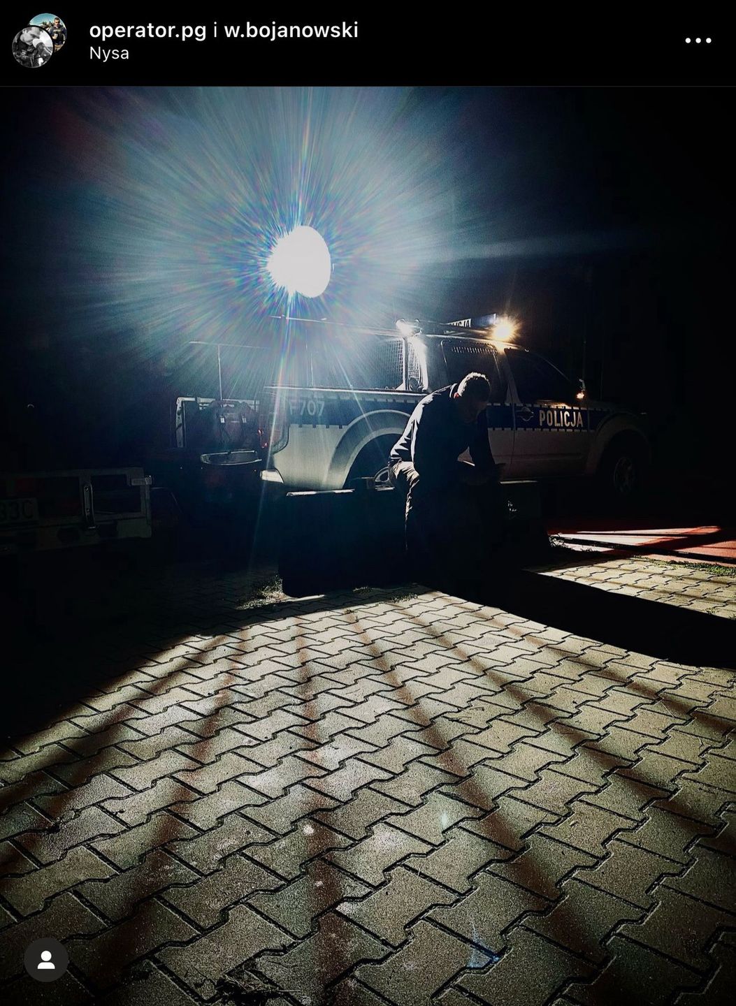 Nocna ewakuacja w Nysie