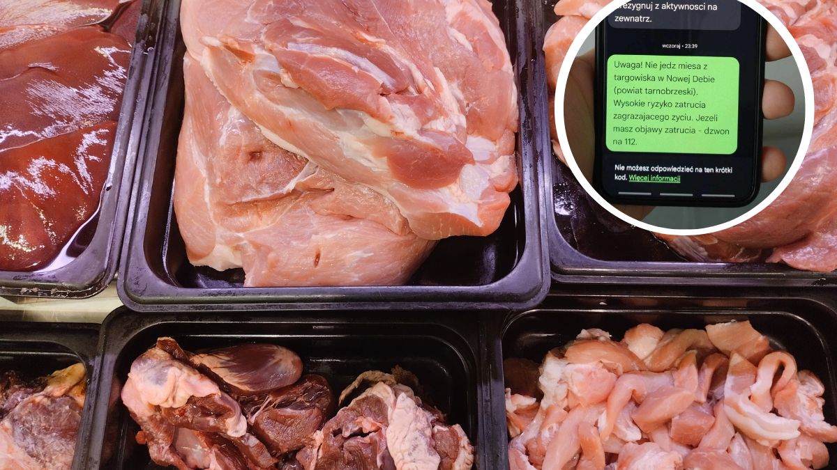 Alert o zatrutym mięsie otrzymali mieszkańcy 5 powiatów