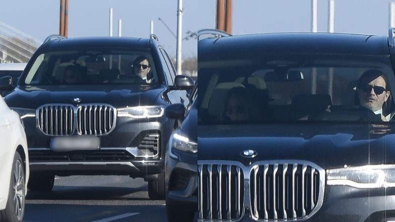 Małgorzata Rozenek wychodzi z butiku w niebotycznie wysokich obcasach