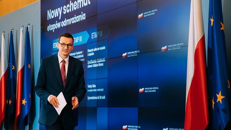 29.04.2020. Konferencja prasowa premiera Mateusza Morawieckiego.