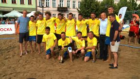 Beach handball na płockim Starym Rynku (wideo)