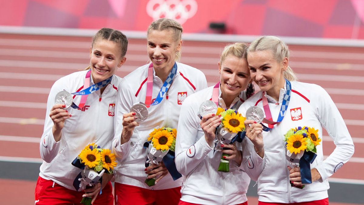 Getty Images / Tim Clayton/Corbis  / Na zdjęciu: polska sztafeta 4x400 metrów