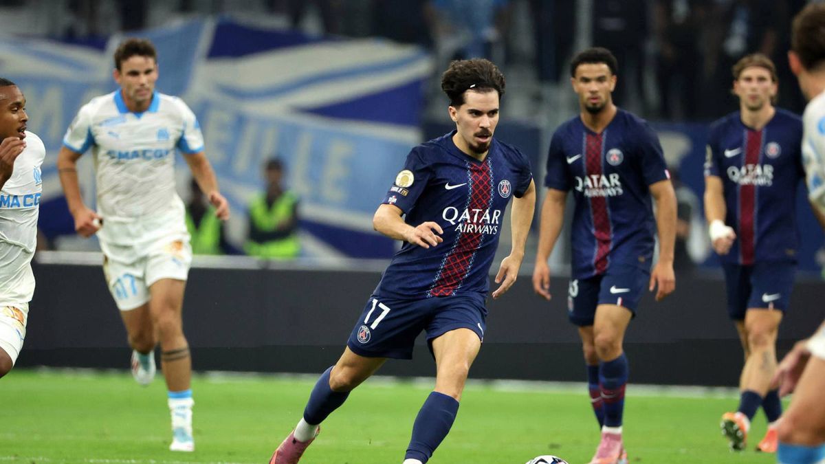 Getty Images / Xavier Laine / Vitinha w meczu z Olympique Marsylia