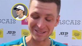 Wywiad z Hurkaczem. I nagle pytanie o Świątek. Tak wybrnął