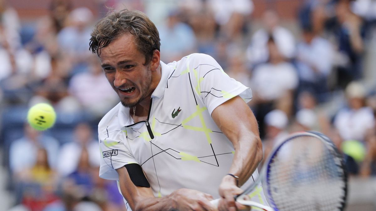 PAP/EPA / JUSTIN LANE / Na zdjęciu: Danił Miedwiediew