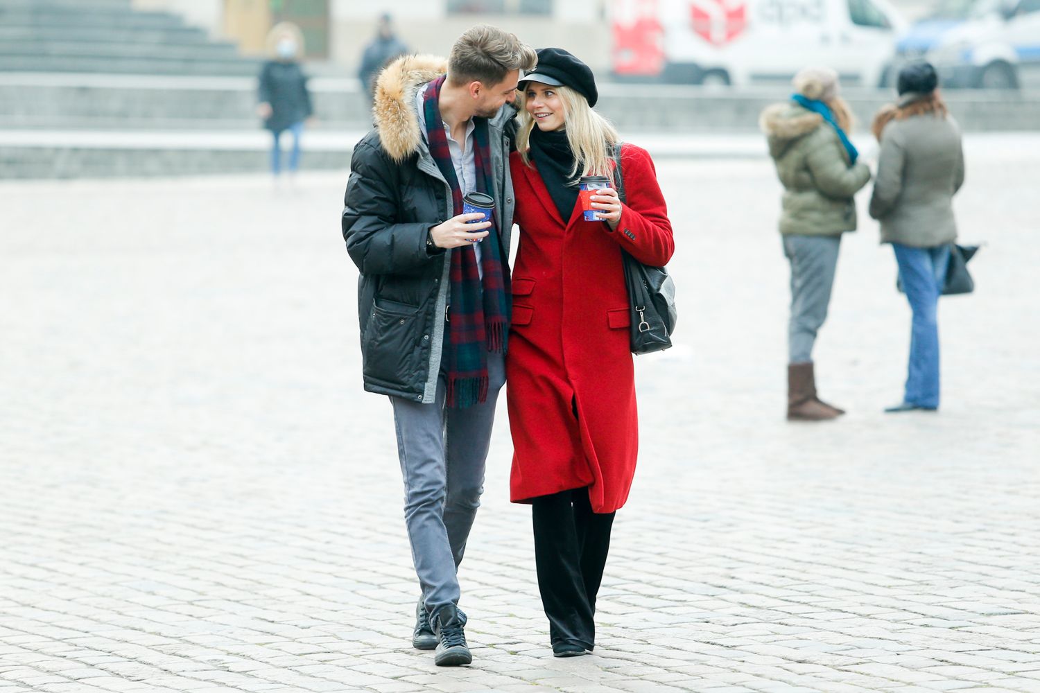 Izabela Zwierzyńska z partnerem