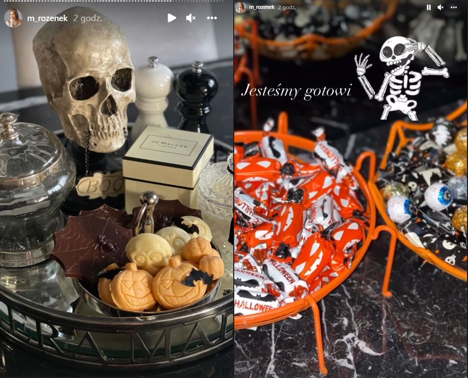 Małgorzata Rozenek szykuje się na Halloween 