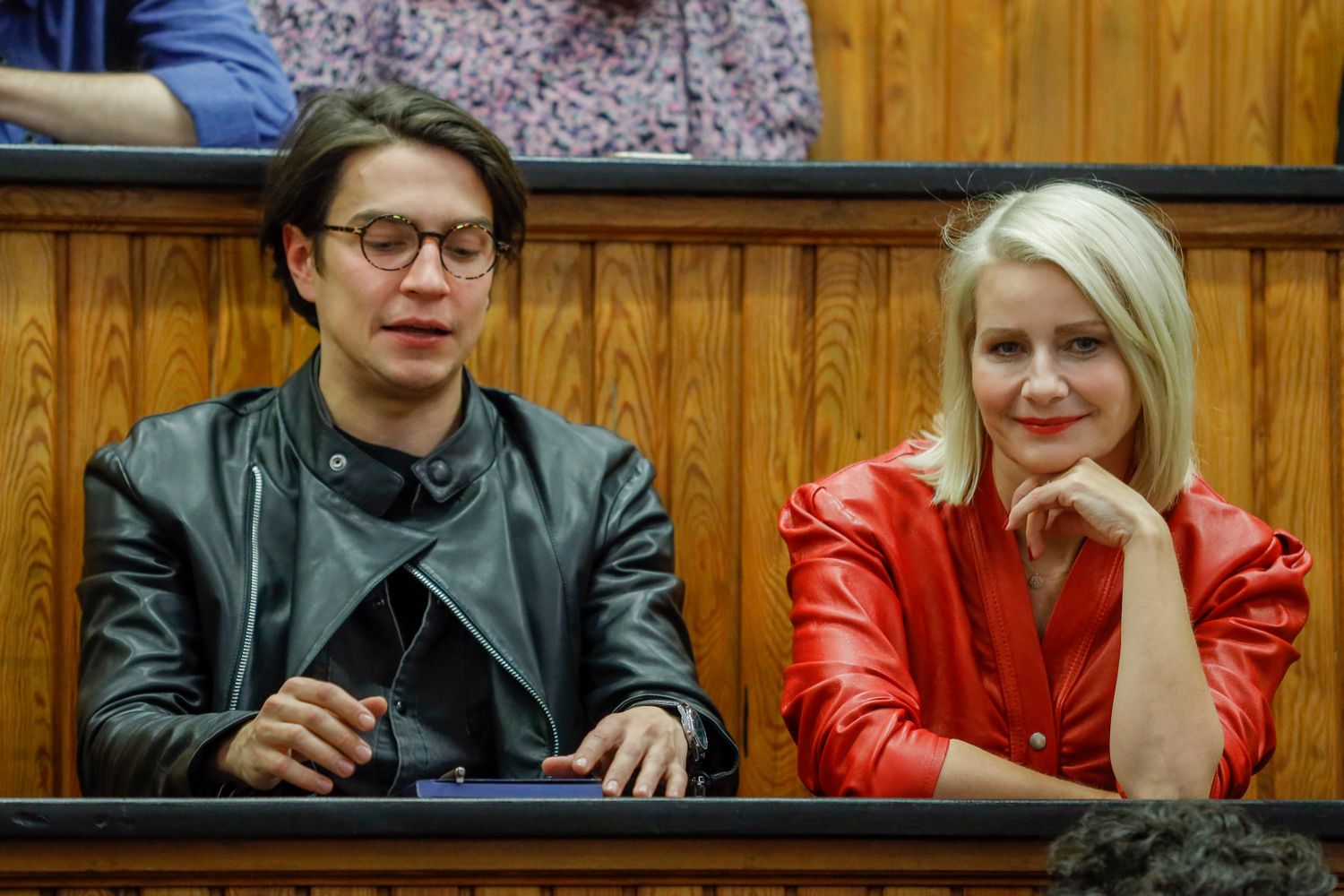 Nikodem Rozbicki i Małgorzata Kożuchowska. Foto z planu