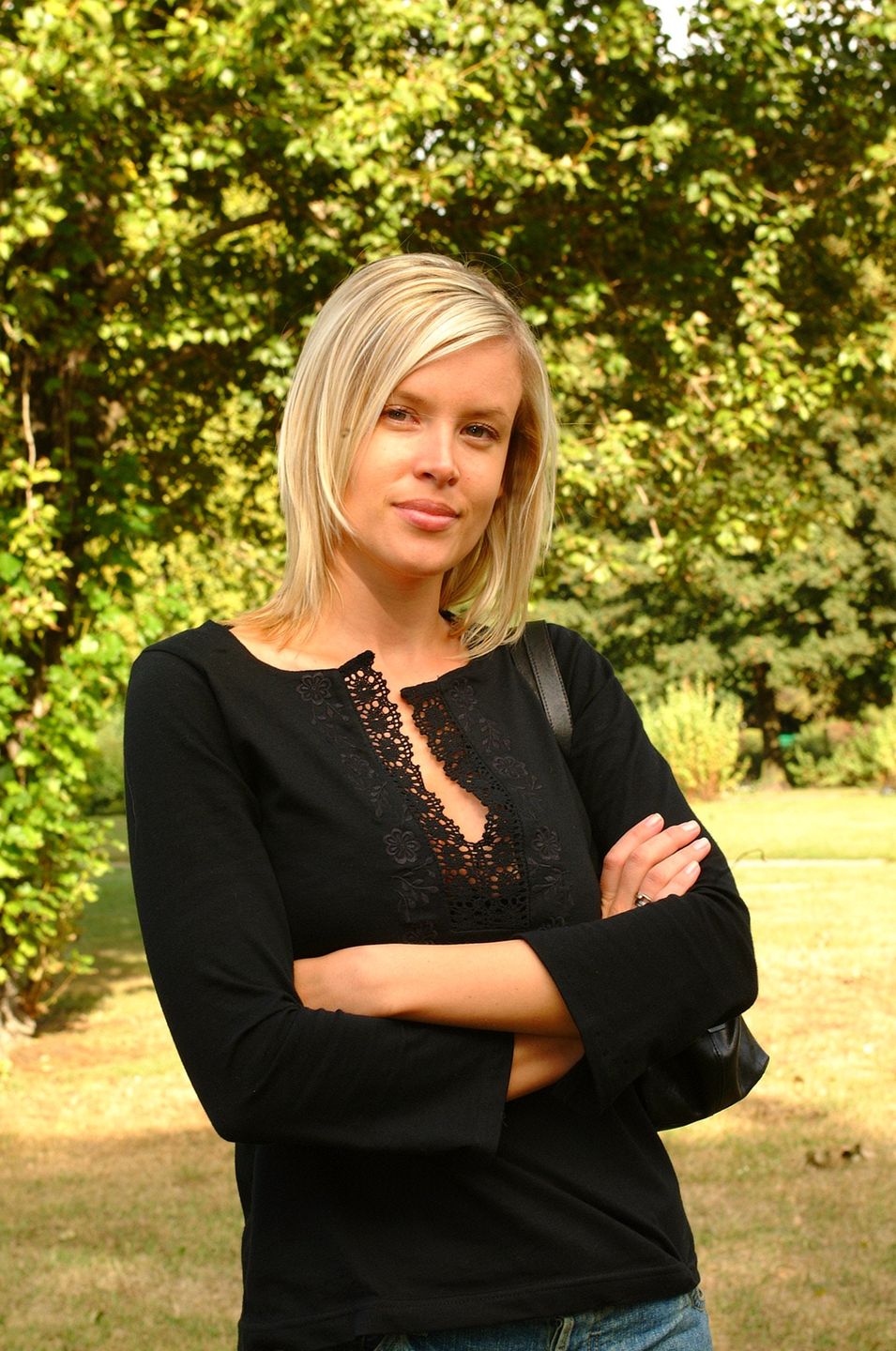 Magdalena Mazur podczas Festiwalu Polskich Filmów Fabularnych w Gdyni 2002