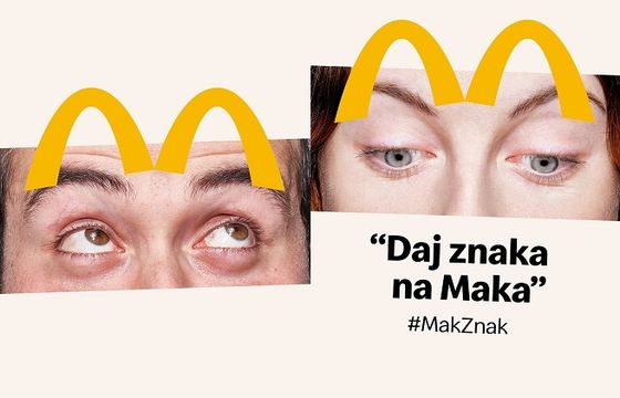 „Daj znaka na Maka” - unoszenie brwi reklamuje McDonald’s