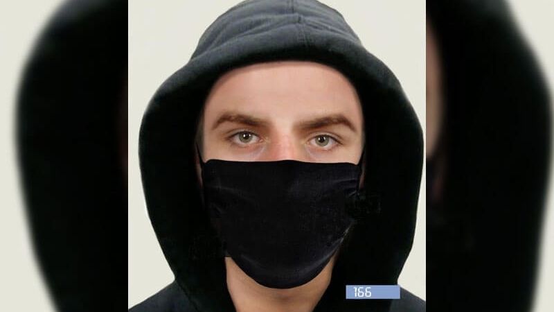 Portret pamięciowy mężczyzny, który napadł z nożem na kobietę i próbował ukraść jej torebkę