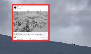 Dramat w Tatrach. Lawina zabiła dwie osoby