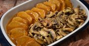 Pieczony schab i pieczarki. Prosto, szybko i smacznie