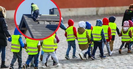 Wypadek na terenie przedszkola. Opiekunka próbowała osłonić dzieci
