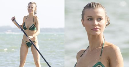 Joanna Krupa wiosłuje w bikini (ZDJĘCIA)