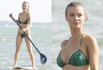 Joanna Krupa wiosłuje w bikini (ZDJĘCIA)