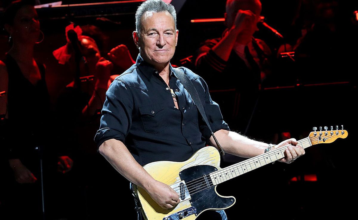 Bruce Springsteen na koncercie w Nowym Jorku w 2019 r.