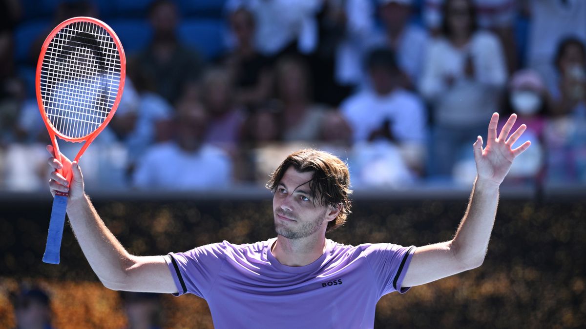 PAP/EPA / Joel Carrett / Na zdjęciu: Taylor Fritz