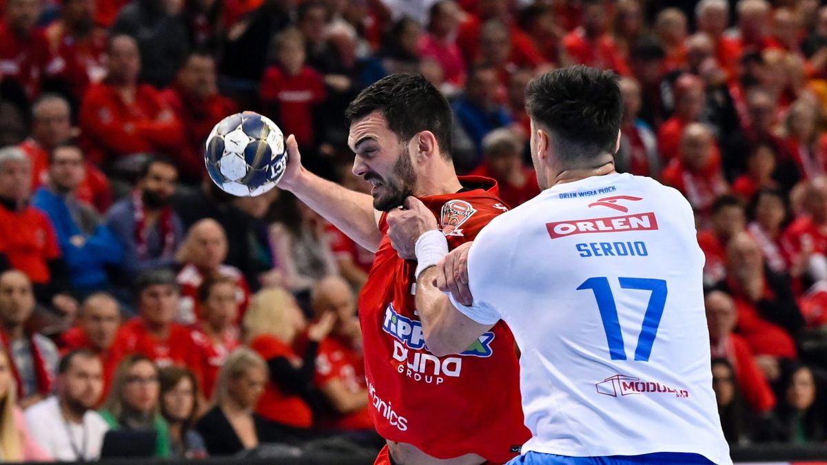 PAP/EPA / Tamas Vasvari / Mecz Telekom Veszprem - Orlen Wisła Płock