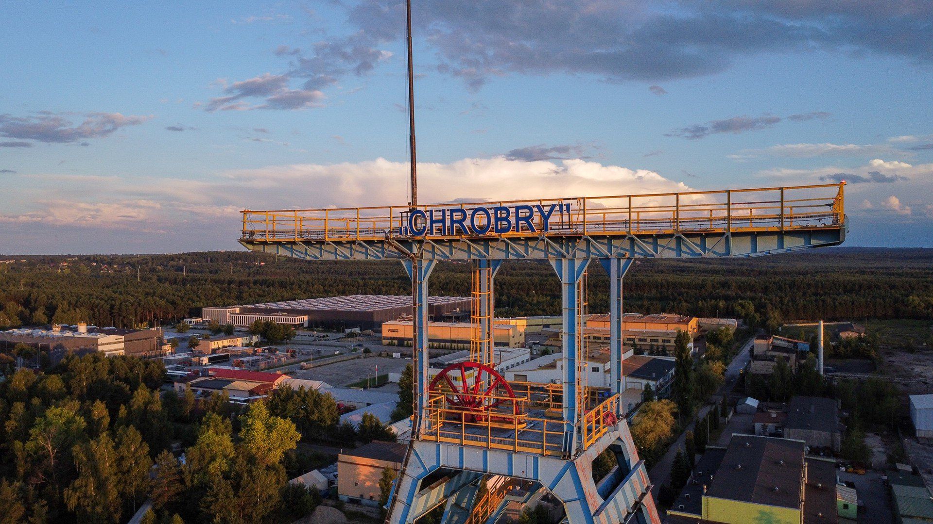 Wieża szybowa &#34;Chrobry&#34; w Olkuszu