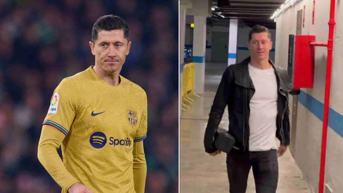 Robert Lewandowski podczas meczów FC Barcelony i Robert Lewandowski przed meczem z Sevillą