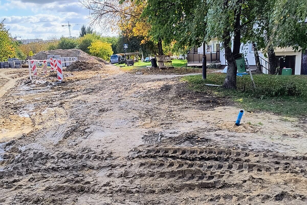 Remont na ul. Samsonowicza