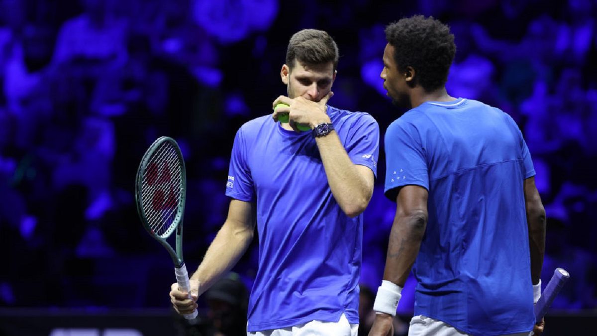 Zdjęcie okładkowe artykułu: Getty Images /  Matthew Stockman / Na zdjęciu: Hubert Hurkacz i Gael Monfils