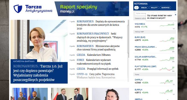 Chatbot na Money.pl odpowiada na pytania przedsiębiorców o tarczę antykryzysową