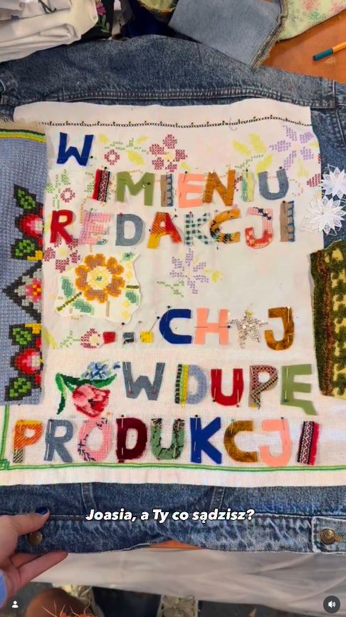 Joanna Jabłczyńska wbija szpilę produkcji "Nigdy w życiu"
