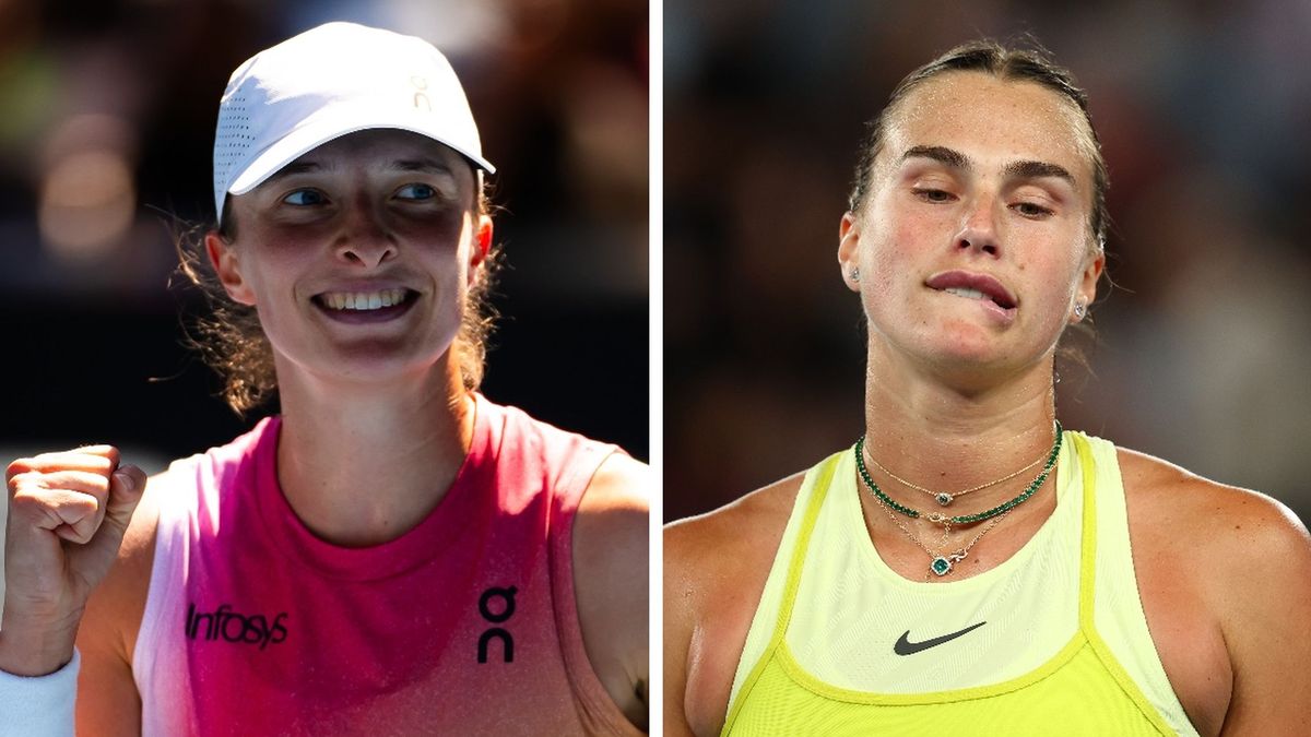 Getty Images / Quinn Rooney/Graham Denholm / Na zdjęciu: Iga Świątek i Aryna Sabalenka