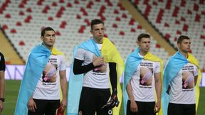 Trudno powstrzymać łzy. Gest ukraińskich piłkarzy chwyta za serce